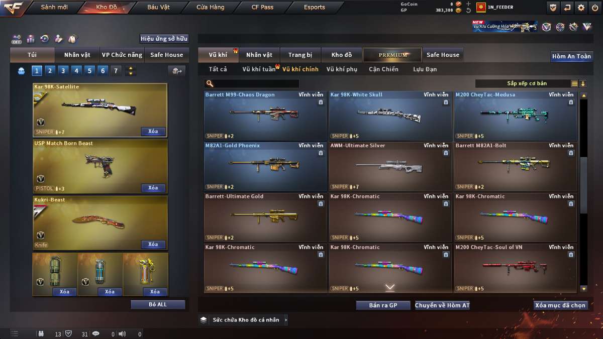 shop acc cf uy tin gia re